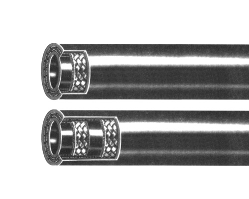 Wire braided steam hose